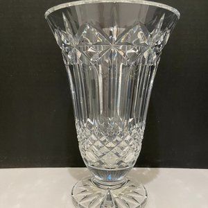 Waterford Crystal Balmoral 10" Heritage Starburst Diamond Footed Vase